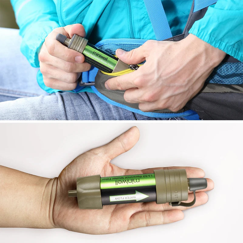 Portable Outdoor Water Filter Survival Kit