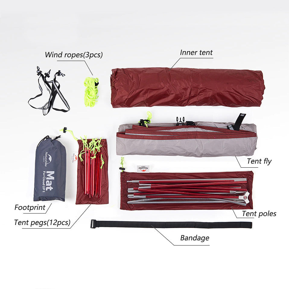 Ultralight Waterproof 1-Person Tent