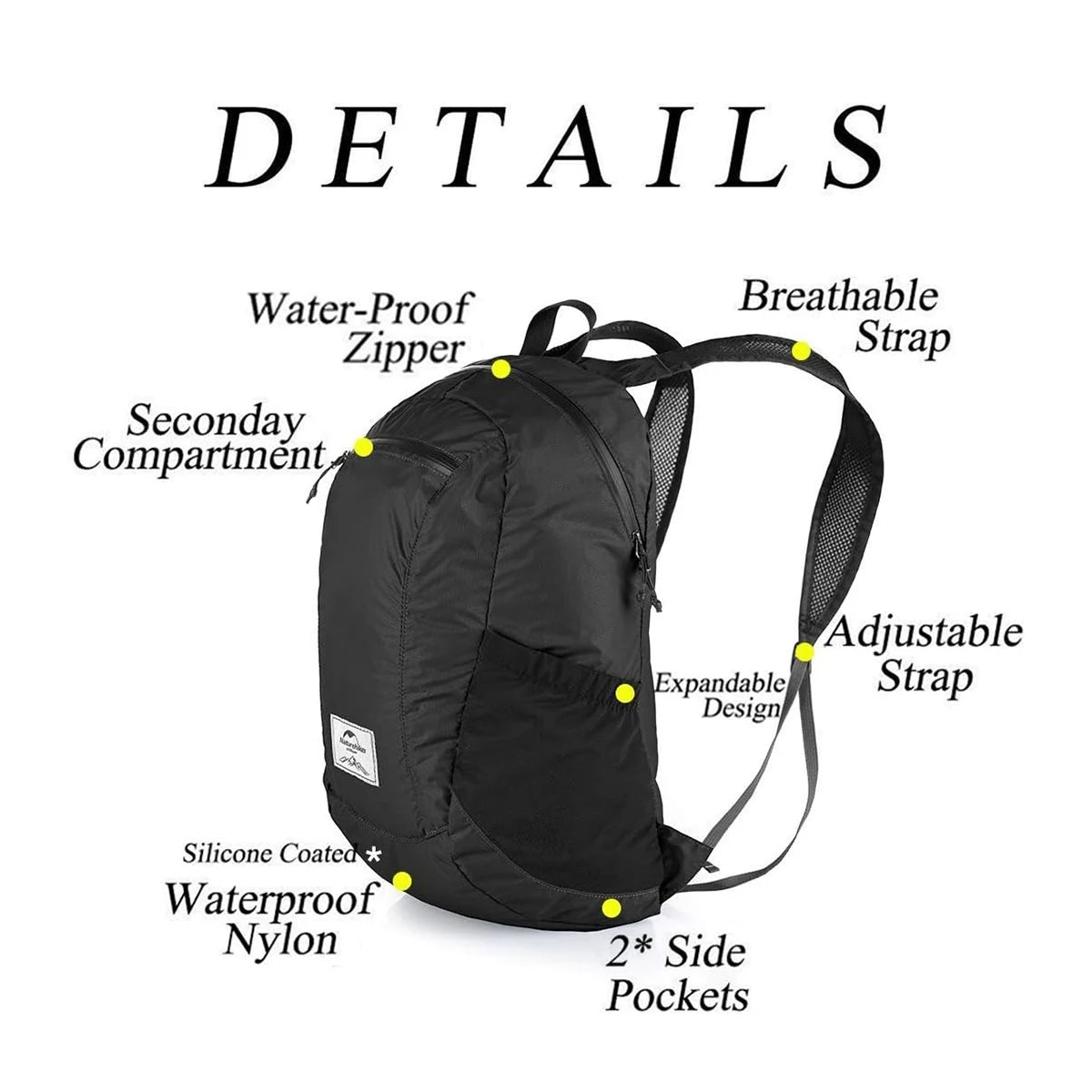 Naturehike Folding Waterproof Backpack Lightweight