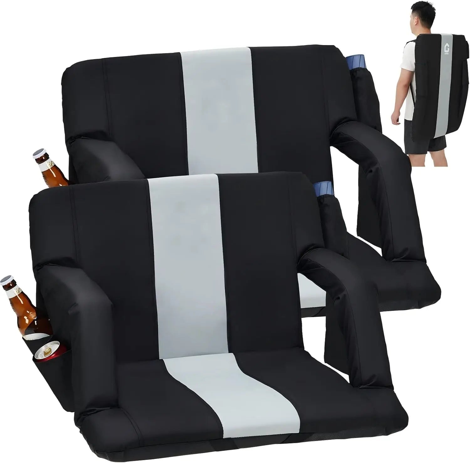 Portable Padded Stadium Seat Chair