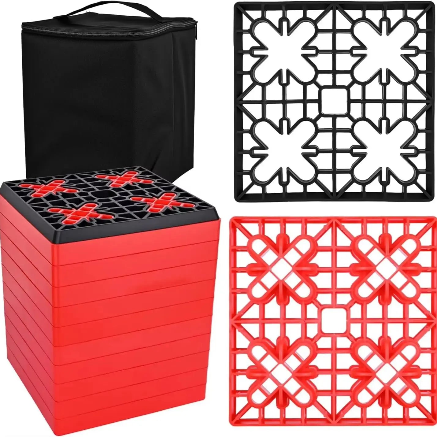 RV Leveling Blocks 12 Pack Interlocking Design
