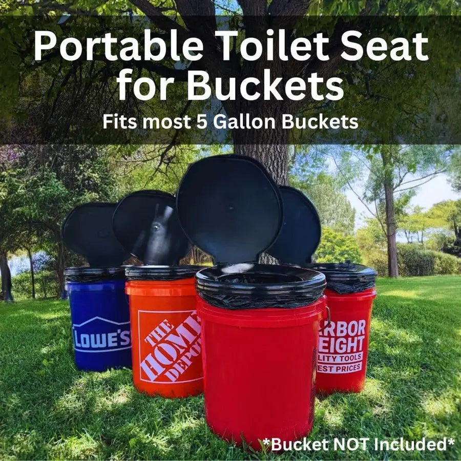Pack Honey Bucket Style Toilet Seat