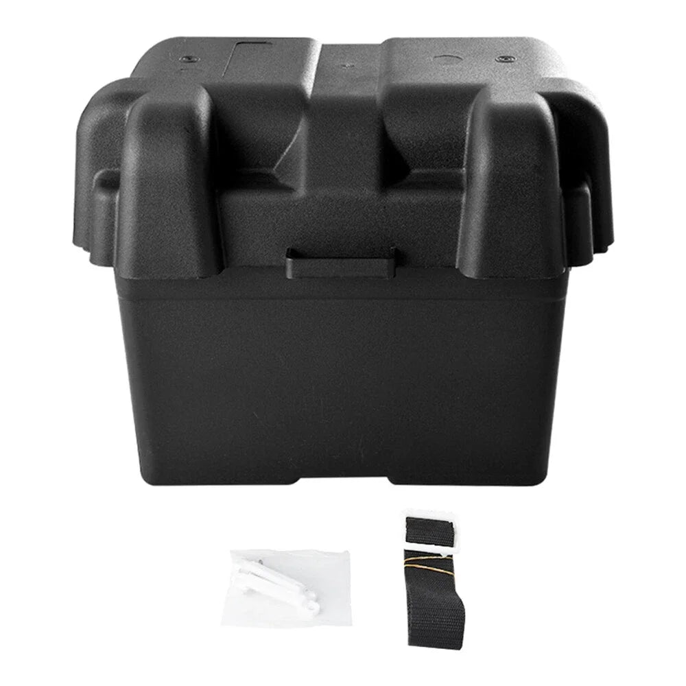 Car Battery Box Heavy Duty Box Heavy Duty Battery Box Automotive Replacement Battery Trays Box For Marine RV Accessories