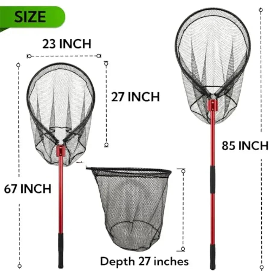 Saltwater Fishing Aluminum Landing Net