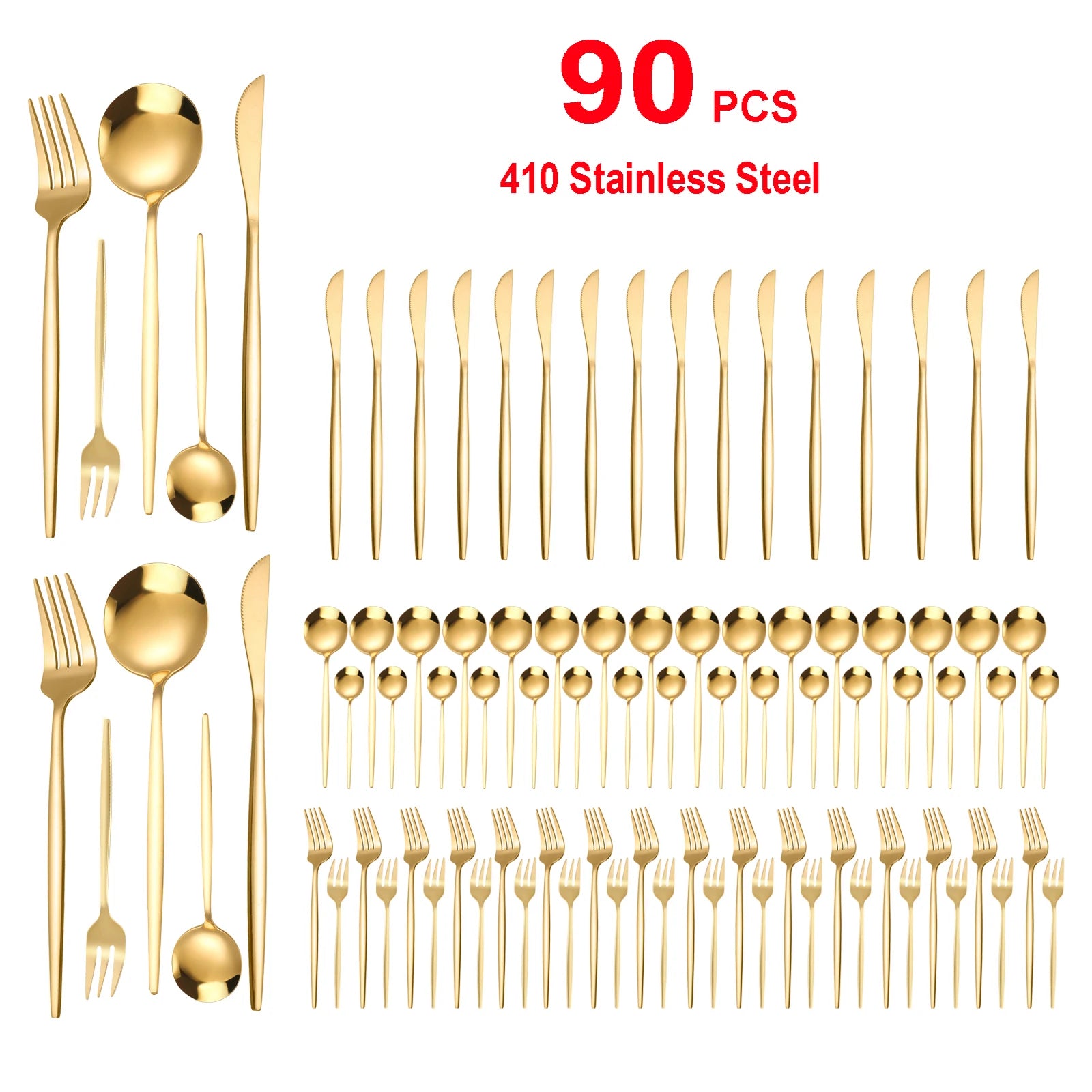 Stainless Steel Silverware Set