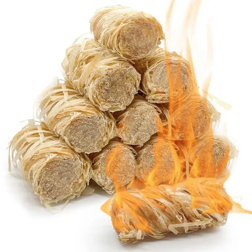 10/30/60Pcs Fire Starter,Natural Fire Starters for Fireplace,Campfires,Chimney,Bbq,Pit Wood Fireplace Charcoal Starter for Grill