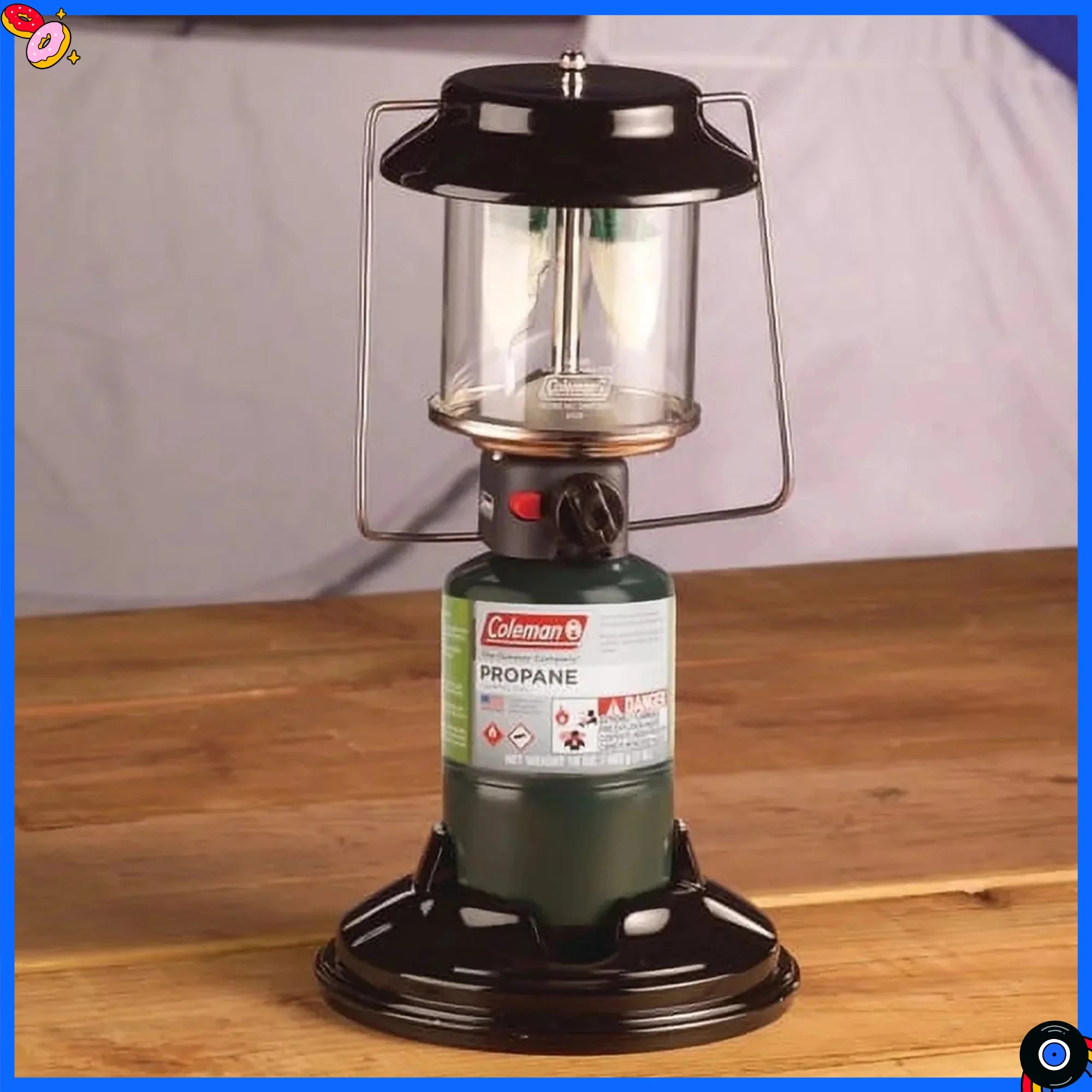 2-Mantle Propane Lantern With Carry Case