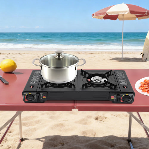 2 Burners Portable Gas Stove