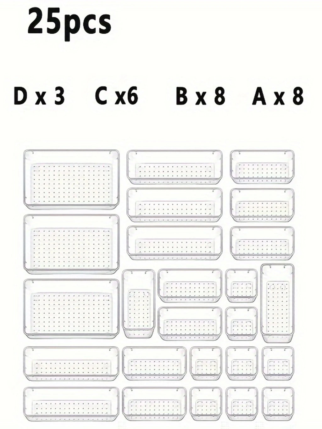 Drawer Storage Box Set