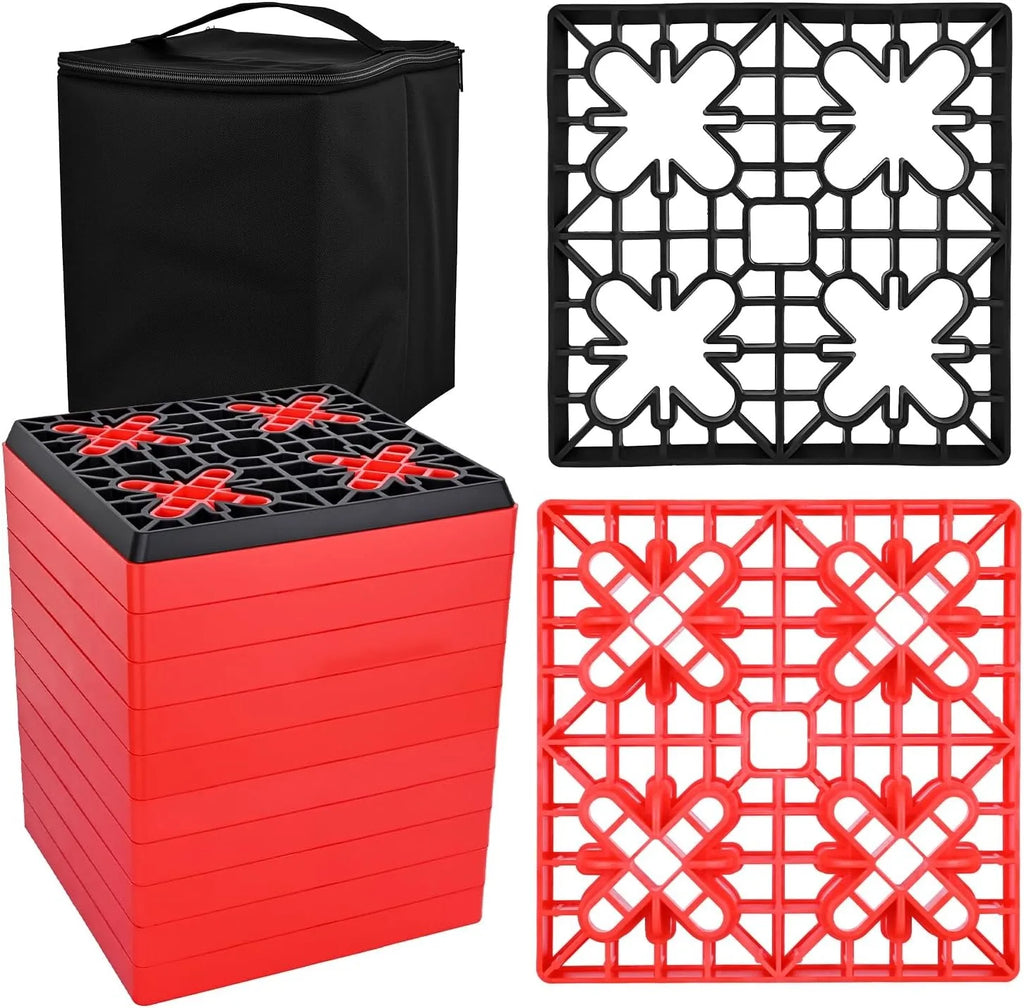 RV Leveling Blocks 12 Pack Interlocking Design