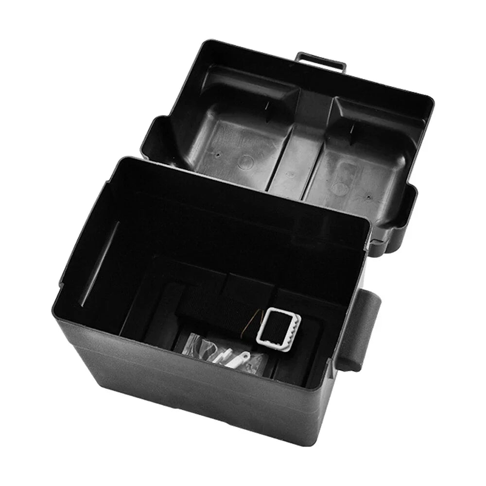 Car Battery Box Heavy Duty Box Heavy Duty Battery Box Automotive Replacement Battery Trays Box For Marine RV Accessories