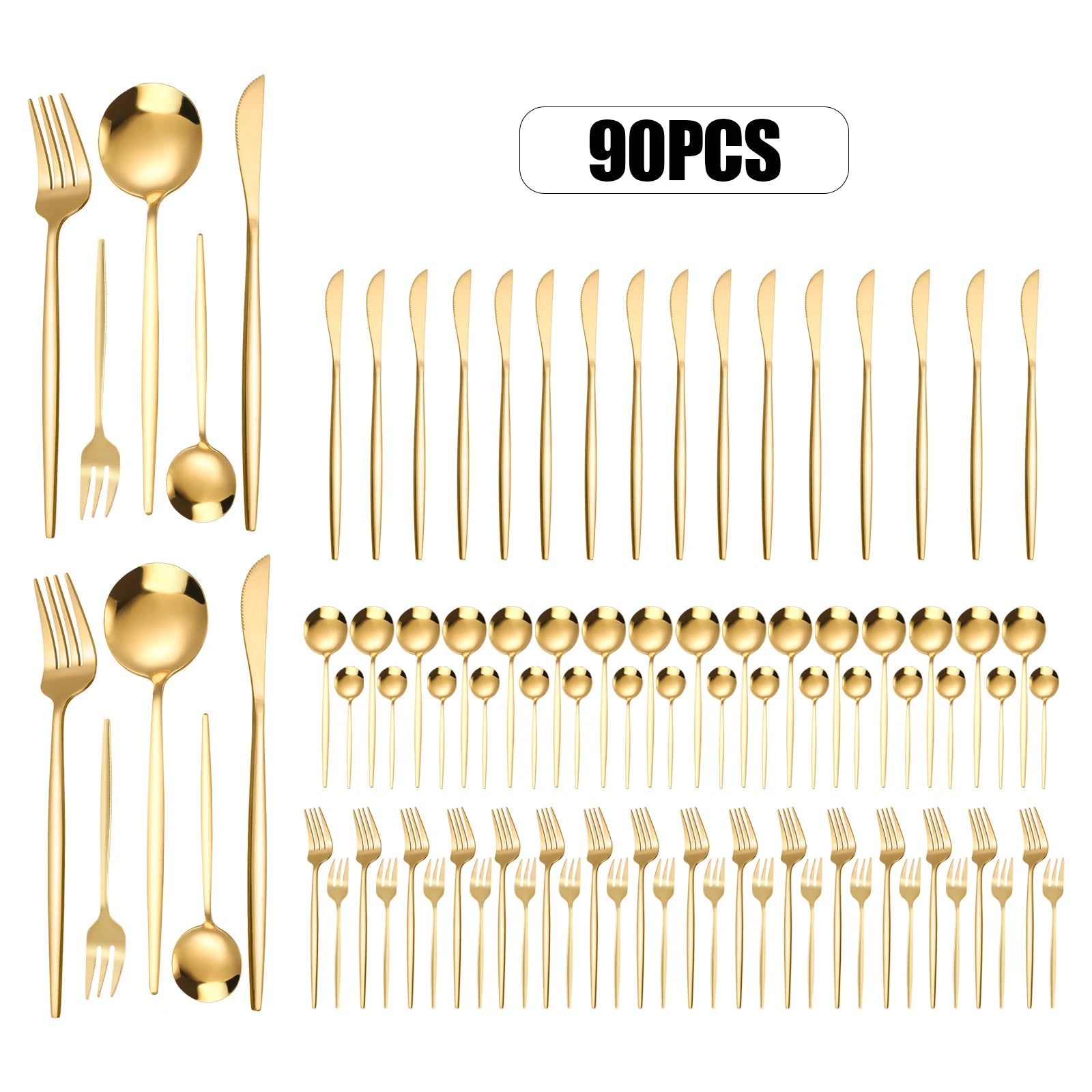 Stainless Steel Silverware Set