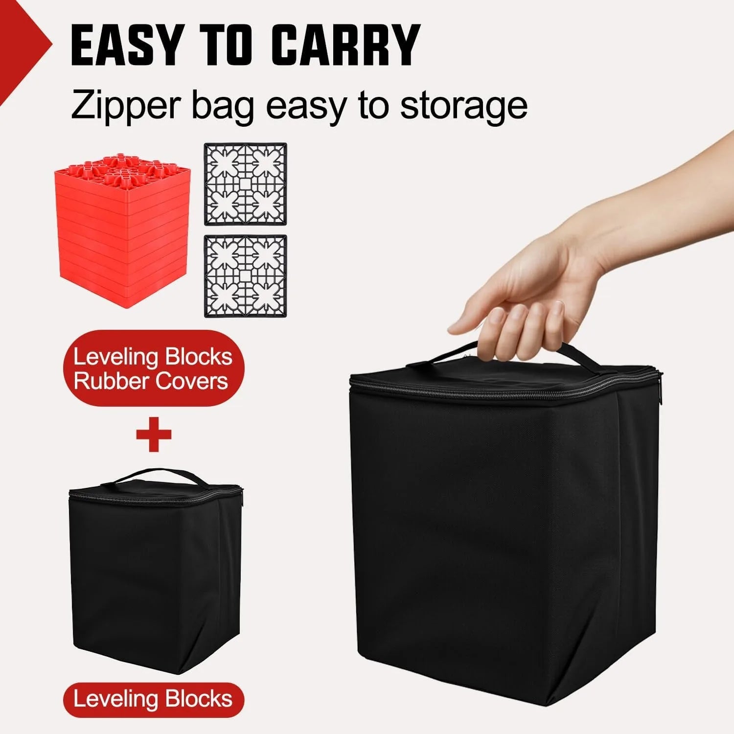 RV Leveling Blocks 12 Pack Interlocking Design