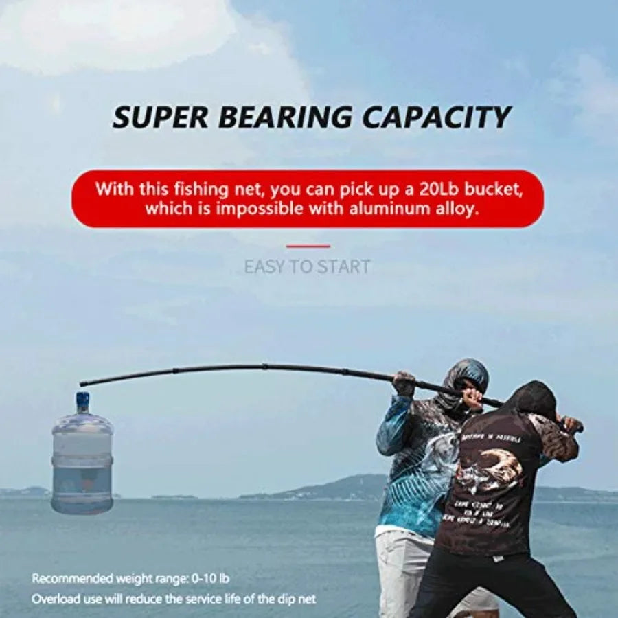 Fishing Net: Carbon Fiber Telescoping Handle