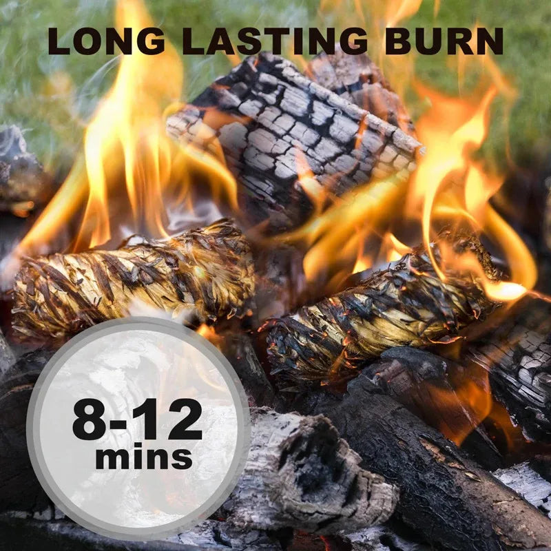 10/30/60Pcs Fire Starter,Natural Fire Starters for Fireplace,Campfires,Chimney,Bbq,Pit Wood Fireplace Charcoal Starter for Grill
