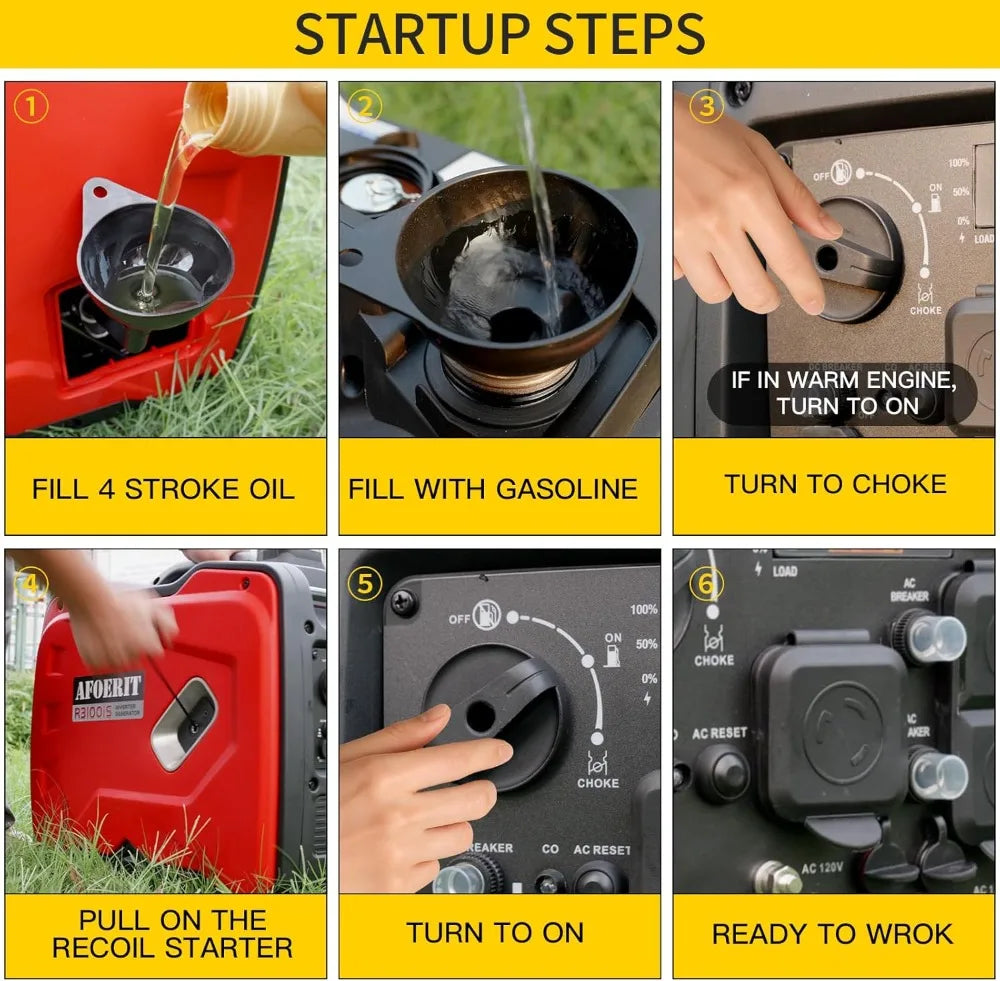 3500W Portable Inverter Generator