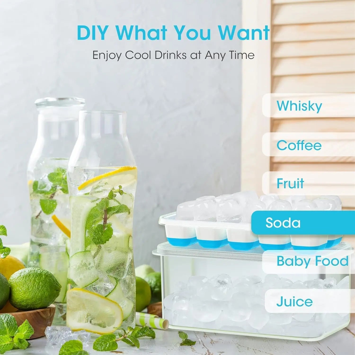 Silicone Ice Cube Trays