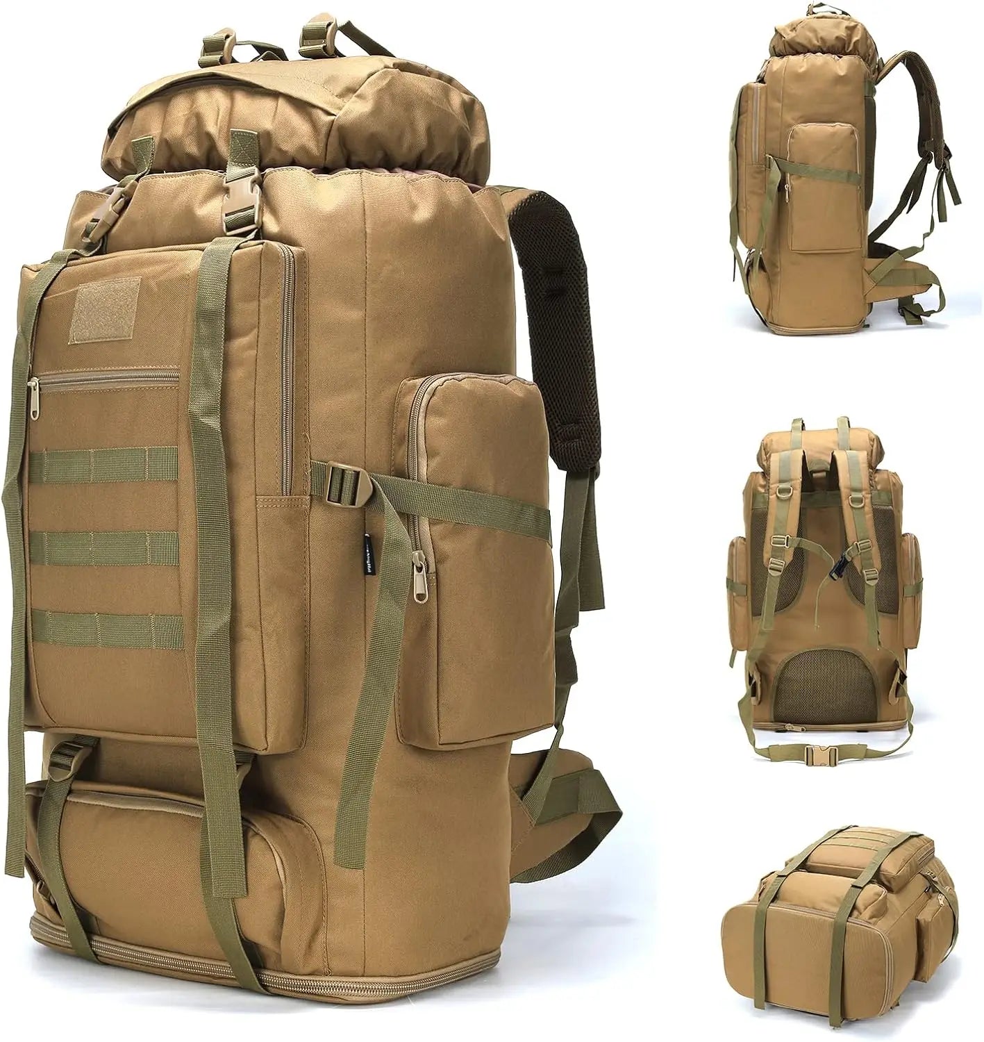 Hiking Camping  Waterproof Backpack with MOLLE System