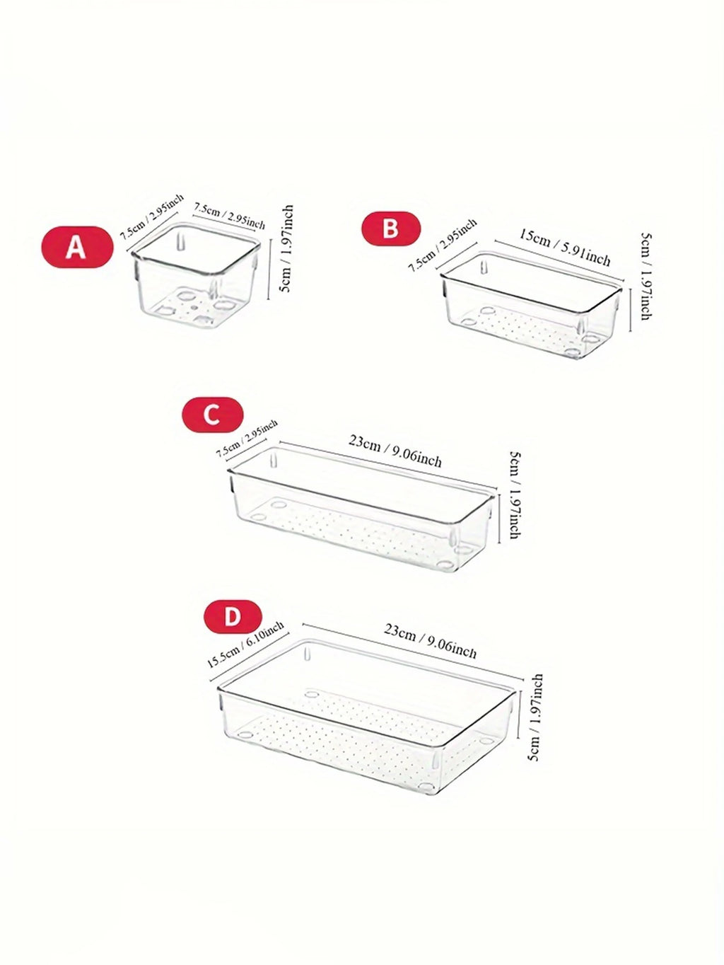 Drawer Storage Box Set