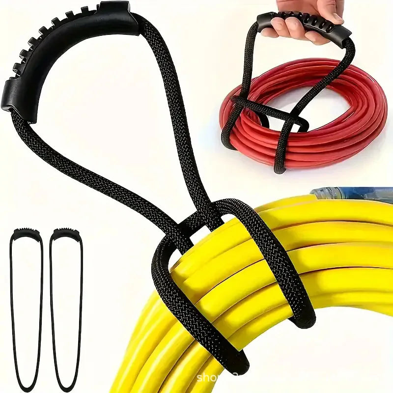 Extension Cord Organizer, Multipurpose Heavy-Duty Storage Strap With Handle, Fit Garages, RV And Boat Storage And Organization