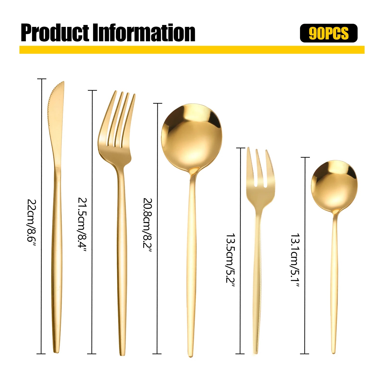 Stainless Steel Silverware Set