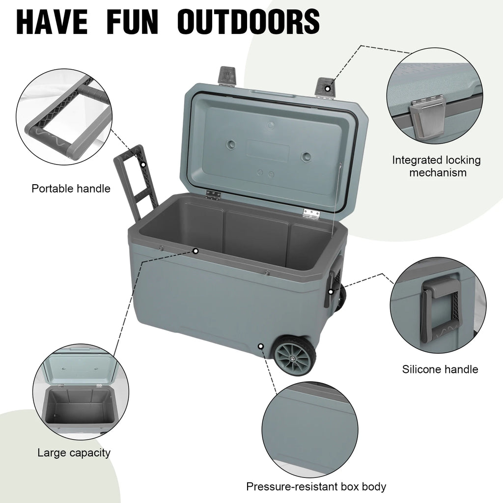 70L Wheeled Cooler