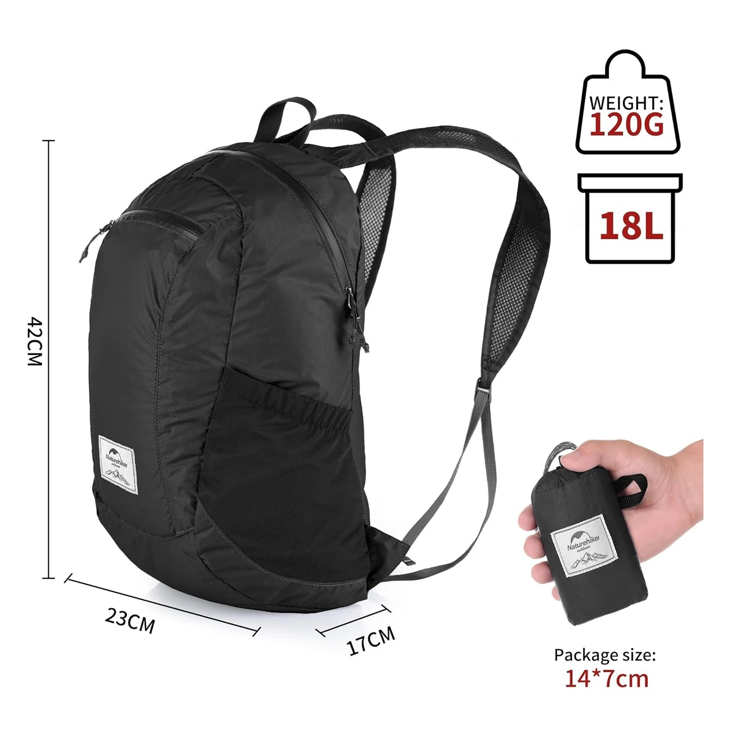 Naturehike Folding Waterproof Backpack Lightweight
