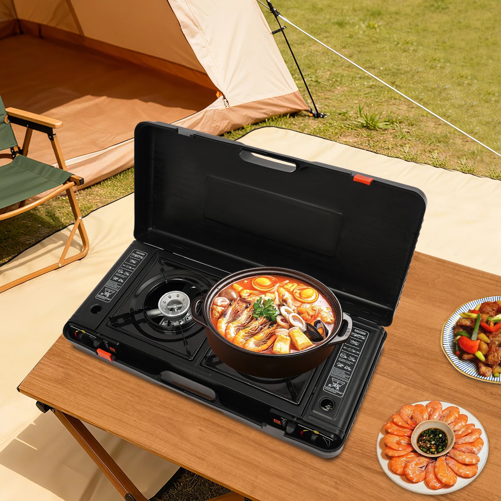 2 Burners Portable Gas Stove