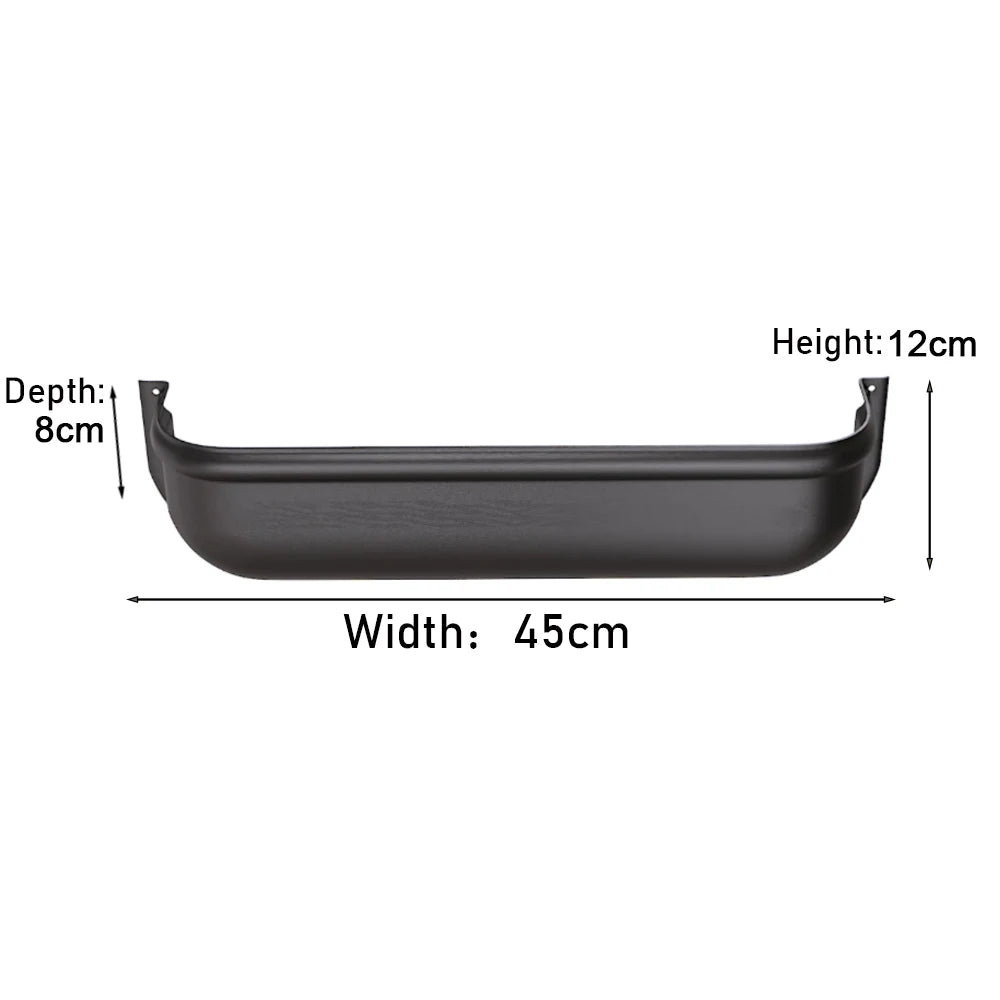 1/2PCS Camper Van Caravan White Storage Pocket Shelf Racking Universal Fit for RV Tools Barn Door with Fitting Screws UK