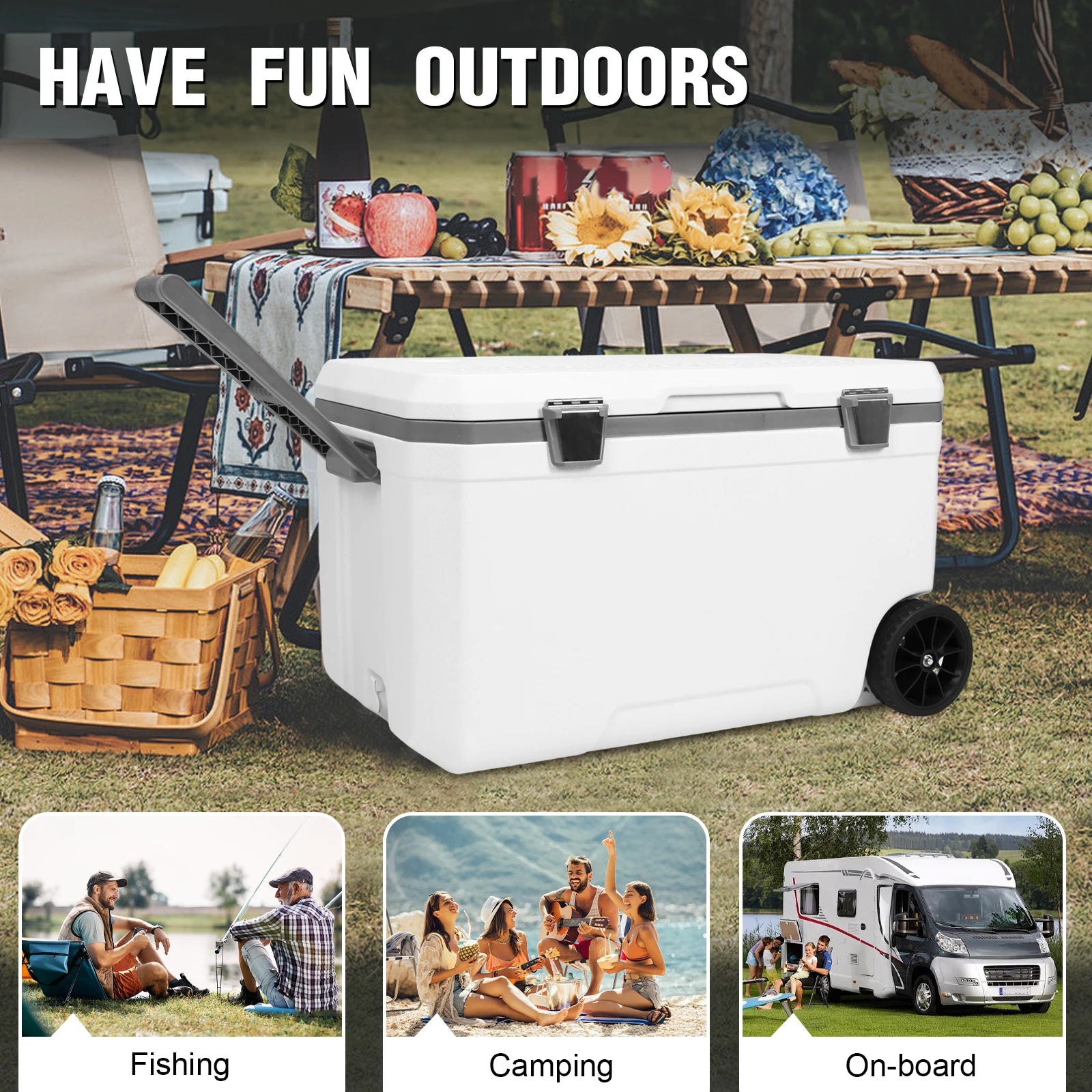 70L Wheeled Cooler