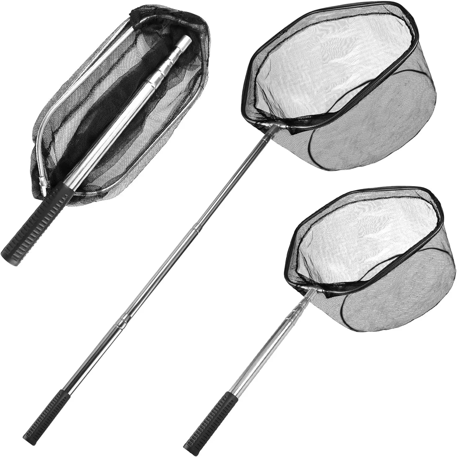 Fishing Net Foldable Collapsible Telescopic Landing Net