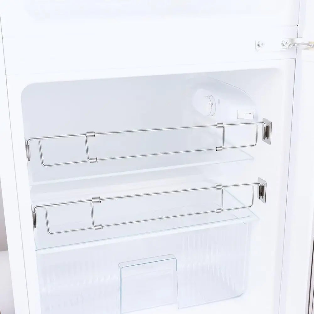 RV Refrigerator Bar Stainless Steel Adjustable Fridge Tension Rod Holds Food and Drinks in Place,Tension-Style 12.3-22.4"