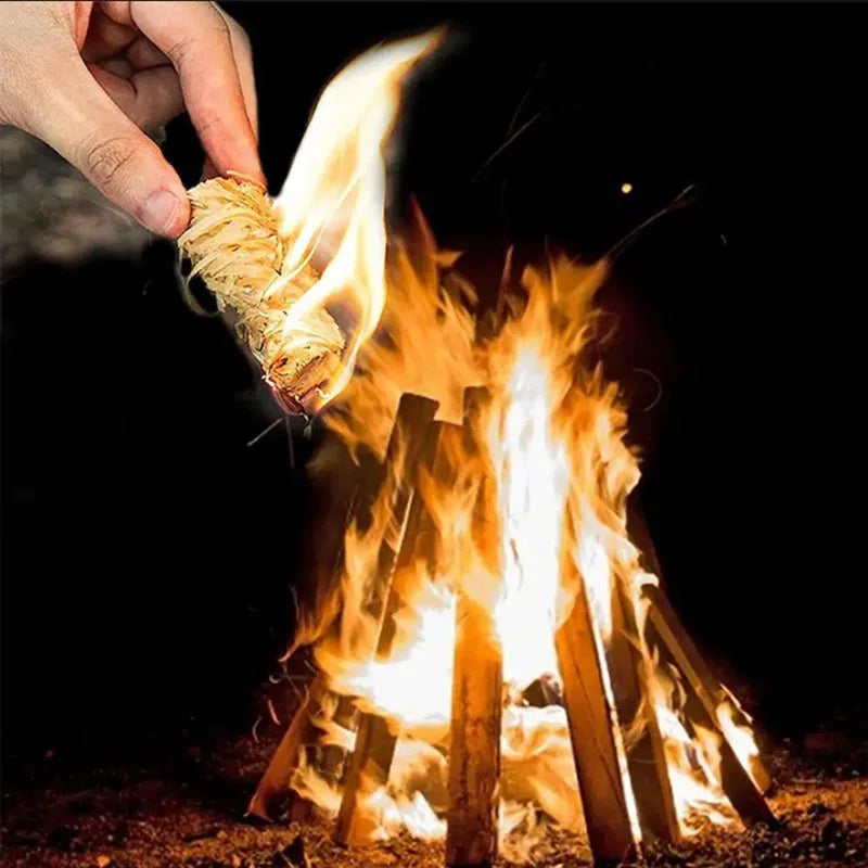 10/30/60Pcs Fire Starter,Natural Fire Starters for Fireplace,Campfires,Chimney,Bbq,Pit Wood Fireplace Charcoal Starter for Grill