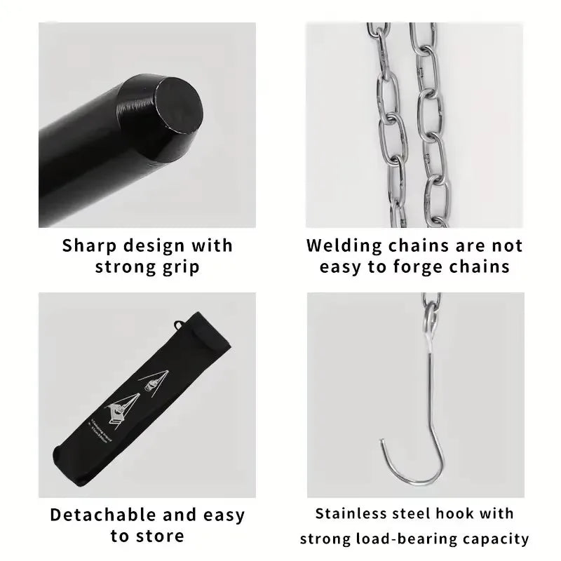 Campfire Cooking Tripod Aluminum Alloy Stable Pot Stand Compact Lightweight Easy Carry for Outdoor Camping Hiking Picnic Gear