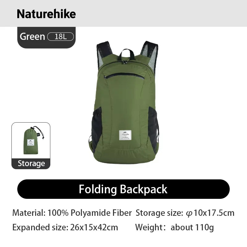 Naturehike Folding Waterproof Backpack Lightweight