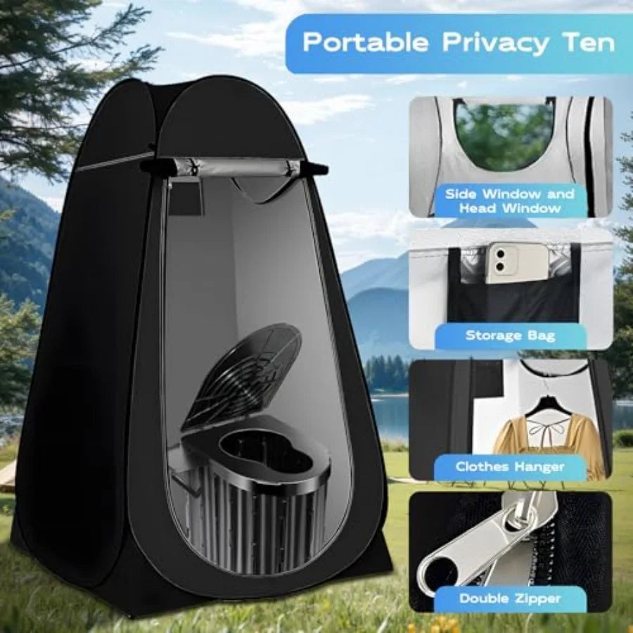 Camping Pop Up Privacy Tent Portable Toilet