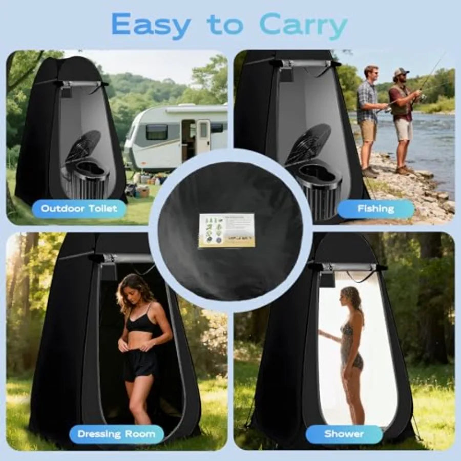 Camping Pop Up Privacy Tent Portable Toilet