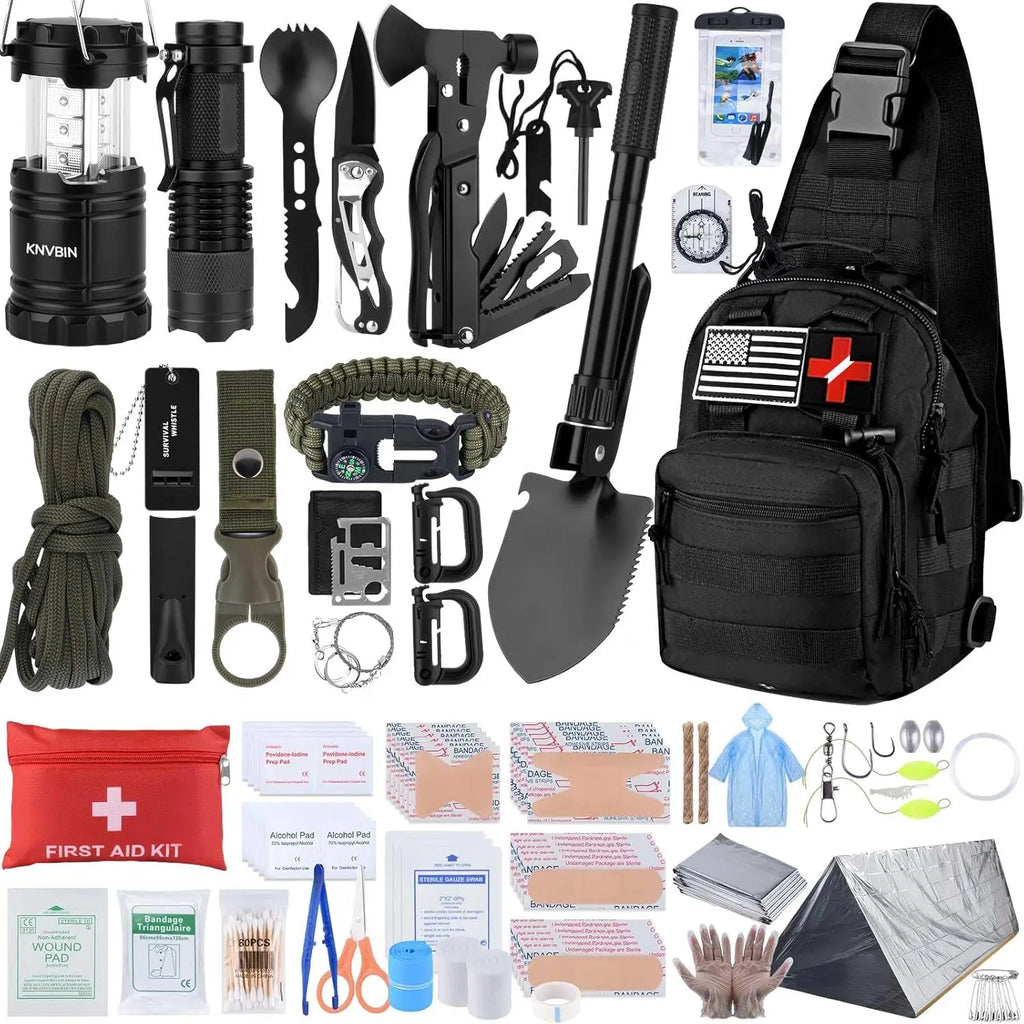 Survival Kit, First Aid, Tactical Gear, Tent