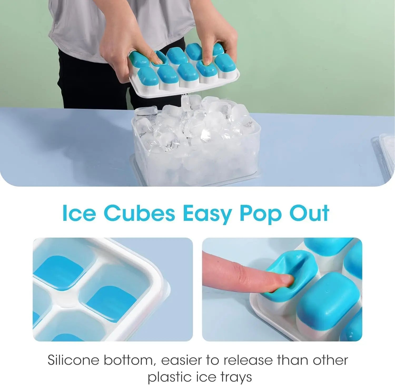 Silicone Ice Cube Trays