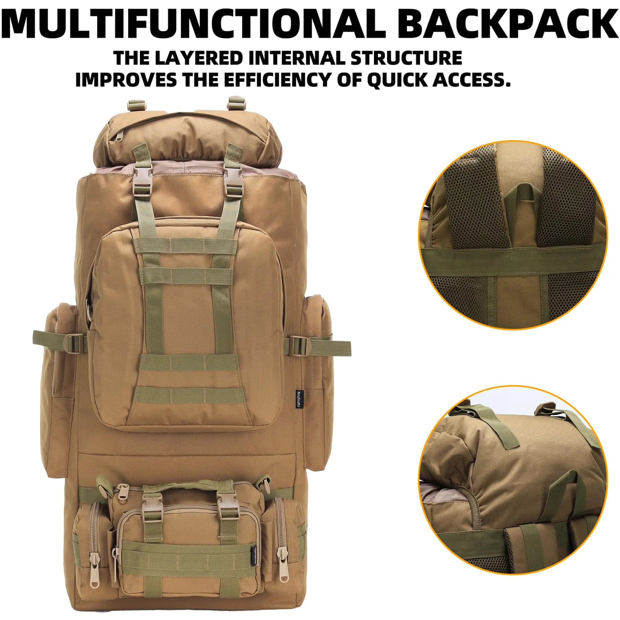 Hiking Backpack With Molle System