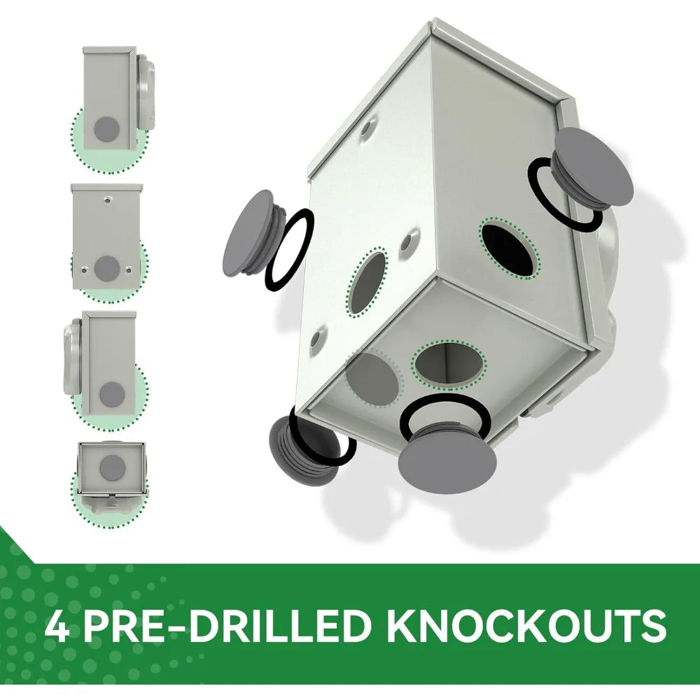 30 Amp Inlet Box & Extension Cord