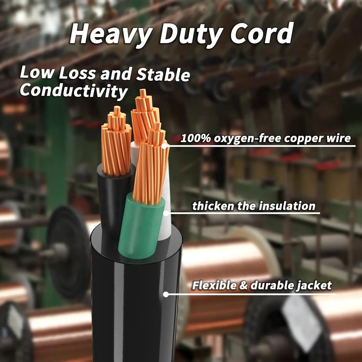 100 FT 30 Amp RV Extension Cord Outdoor with Grip Handle, Flexible Heavy Duty 10/3 Gauge STW RV Power Cord Waterproof