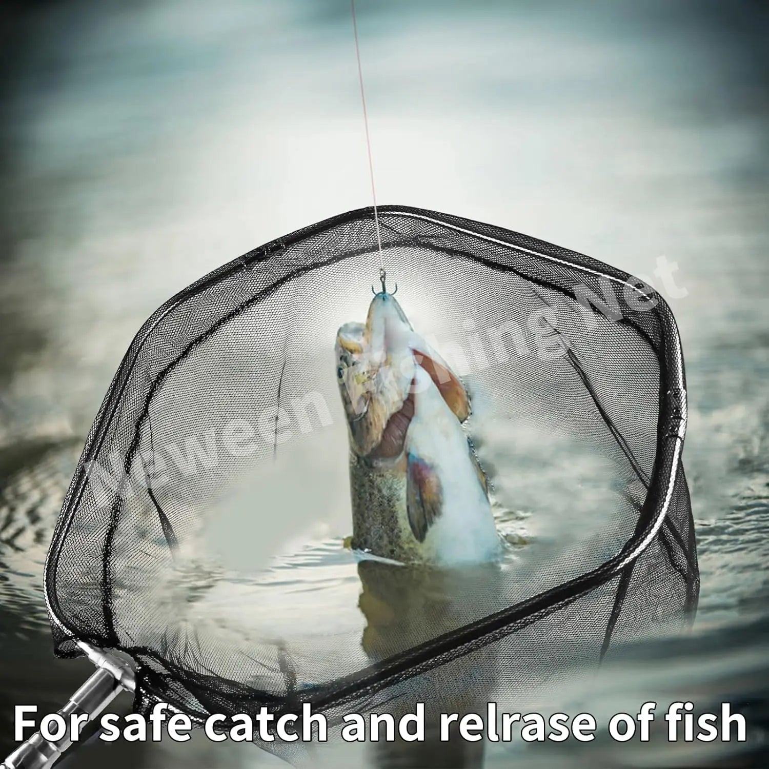 Fishing Net Foldable Collapsible Telescopic Landing Net