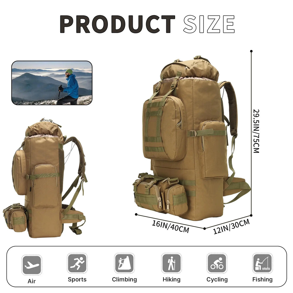 Hiking Backpack With Molle System