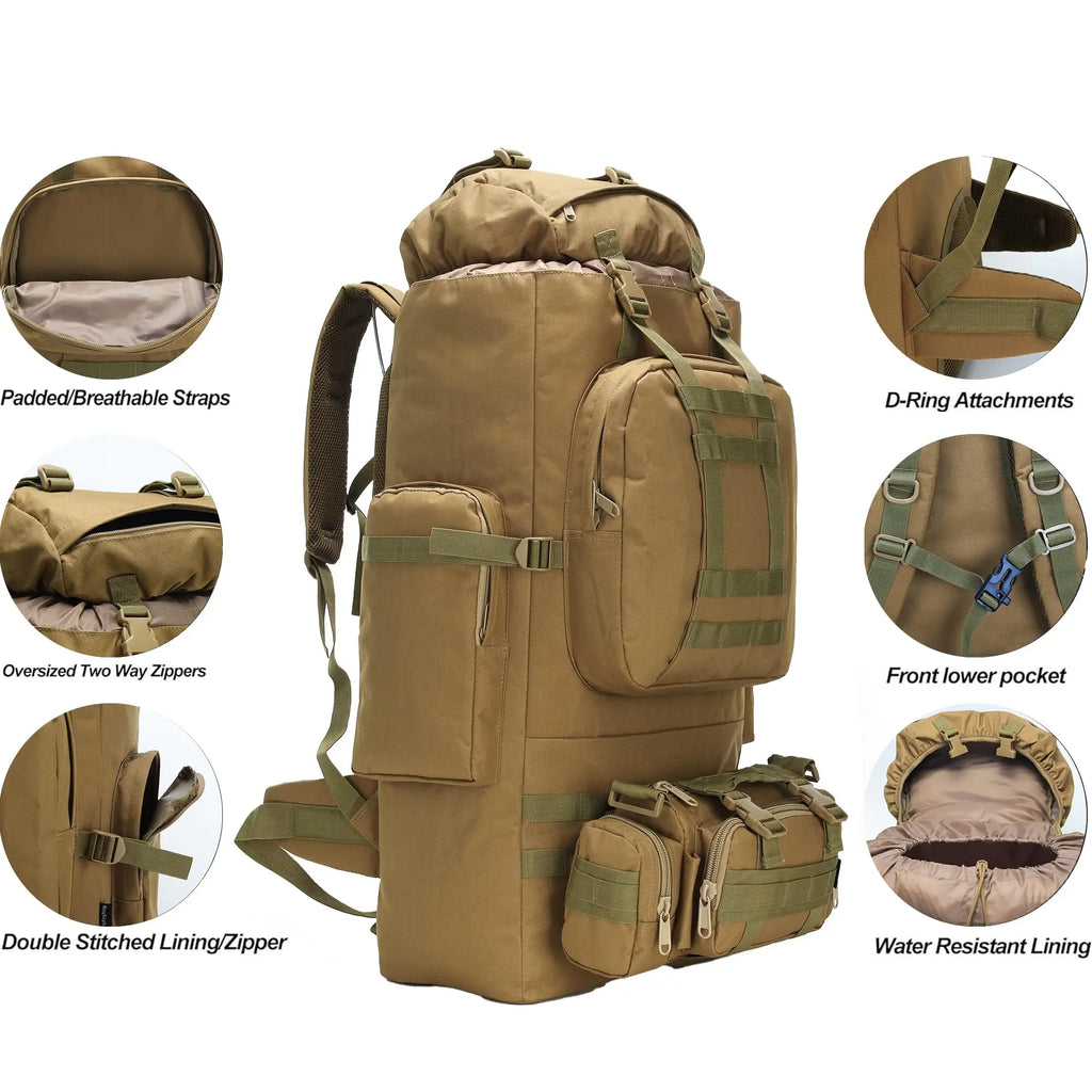 Hiking Backpack With Molle System